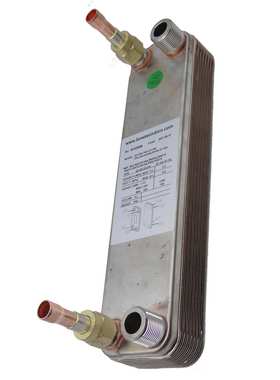 6450大卡热泵冷水机用蒸发器及冷凝器套件匹配3P压机用于8KW机组