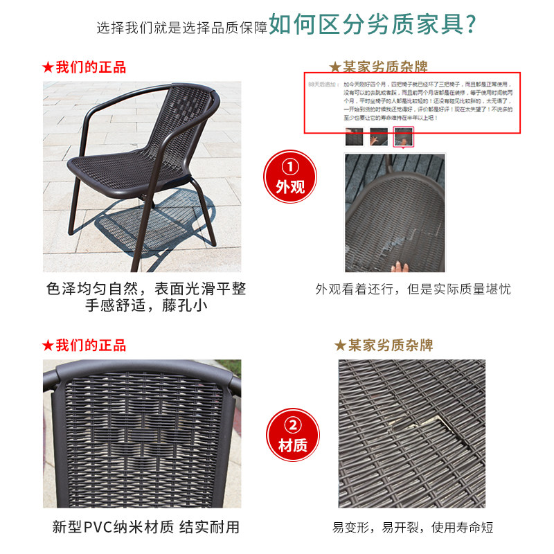 台外桌椅藤椅桌艺室外桌椅庭院阳户桌椅伞组合休闲露天铁椅五件套
