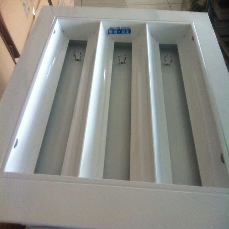 工厂 华杰照明 全塑特大边嵌入式格栅灯盘 3*36w H管灯盘