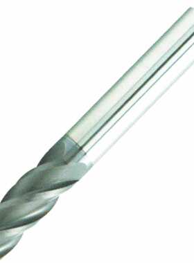 CTA 极细超微粒高硬度长柄圆鼻R角铣刀  No.1217L1227L 2刃4刃