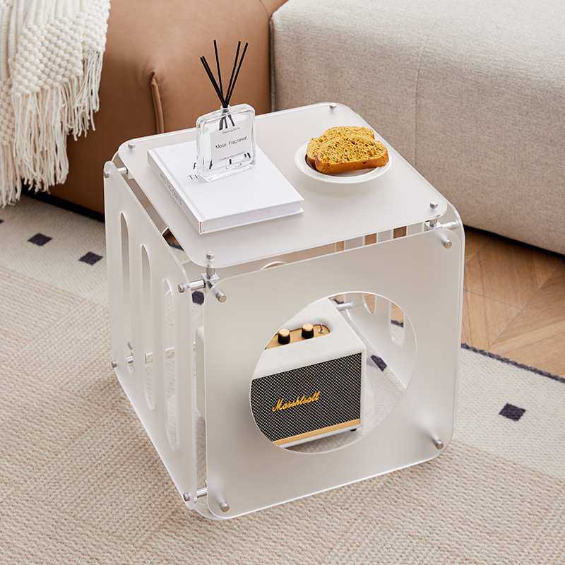 亚克力透明边几可移动沙发客厅高级感小桌子网红创意极简猫窝茶几,3C数码配件,摄像机配件,淘宝优惠券,粉丝福利购,淘宝优惠卷