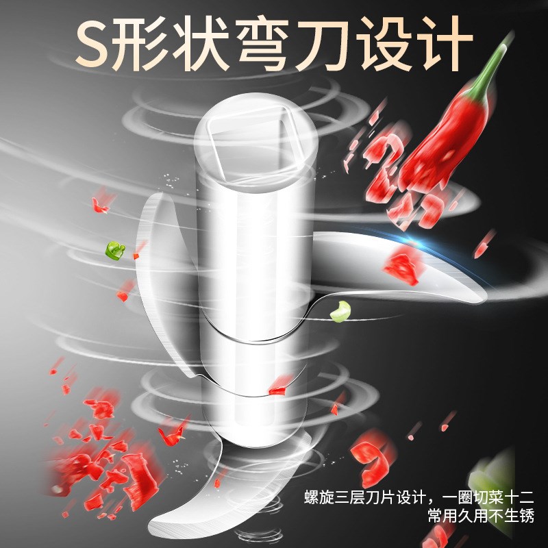 家用蒜泥捣蒜手动蒜泥器蒜蓉保龄球小型搅打切压拉蒜搅碎机