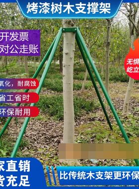 大木支撑架镀锌钢管绑带卡扣树支支伸缩杆防风苗木支架园林树撑器