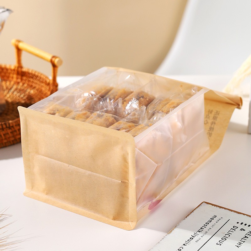 烘焙包装 手工糕点面包蛋卷桃酥包装袋甜品饼干枣糕泡芙点心纸袋