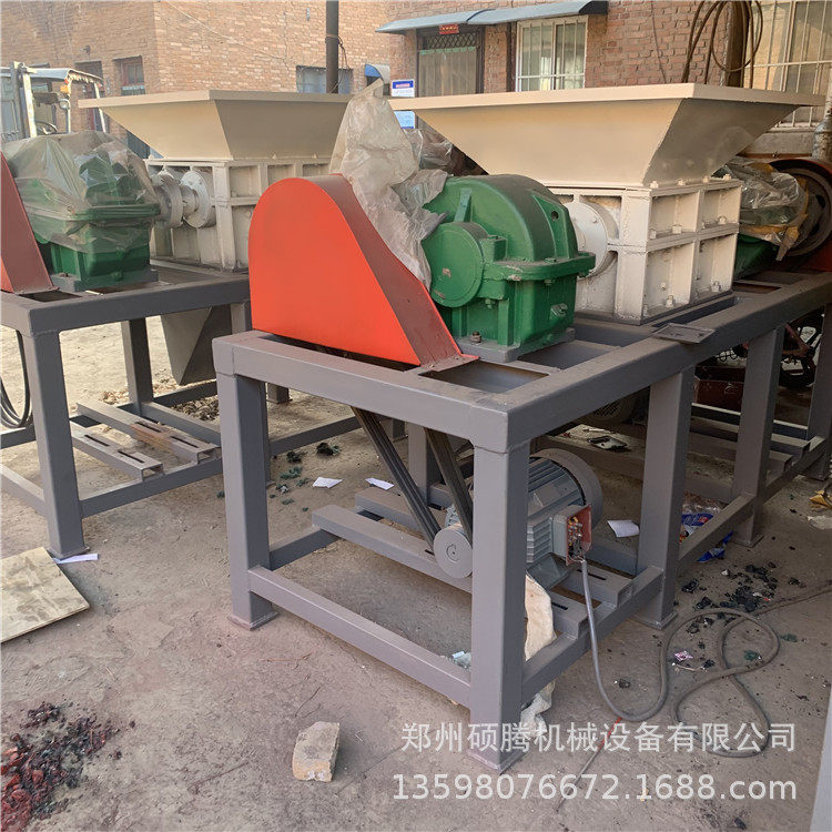 地暖管道破碎机 废铜废铝粉碎机 塑料防护网柱子破碎机