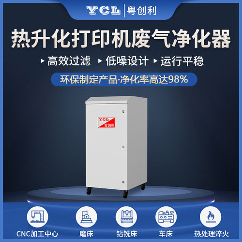 工业打印机烟尘净化器  voc废气处理设备 热升化打印机油烟净化器