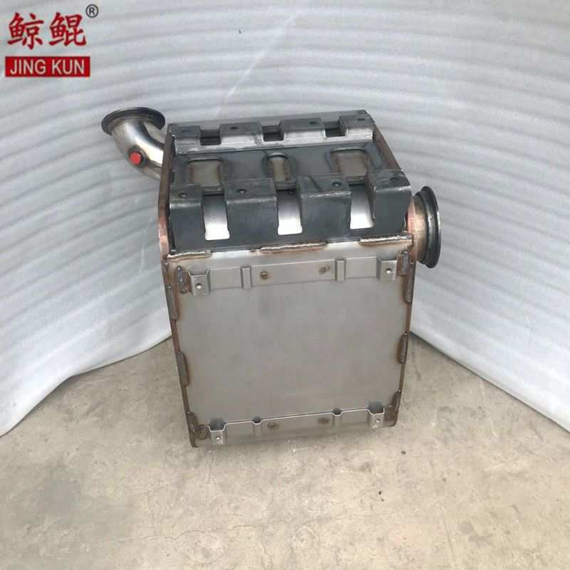 大运国六烧汽消声器国六改装空壳消声器国六天然气车不锈钢消声器