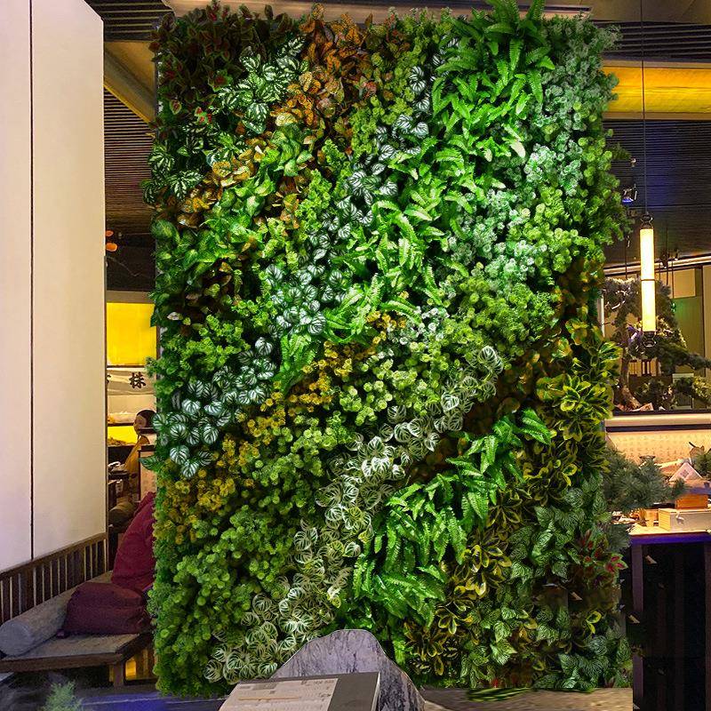 仿真植物墙室内阳台网红绿植背景墙假草坪仿真草坪装饰花挂壁花艺