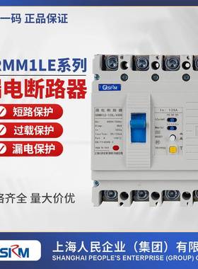 CM1LE漏电断路器SRMM1LE-125A/4300漏电开关