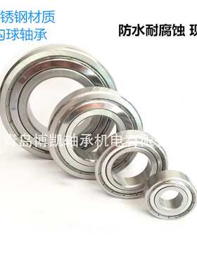 不锈钢深沟球轴承S6224RS  S62206RS水中使用不易生锈