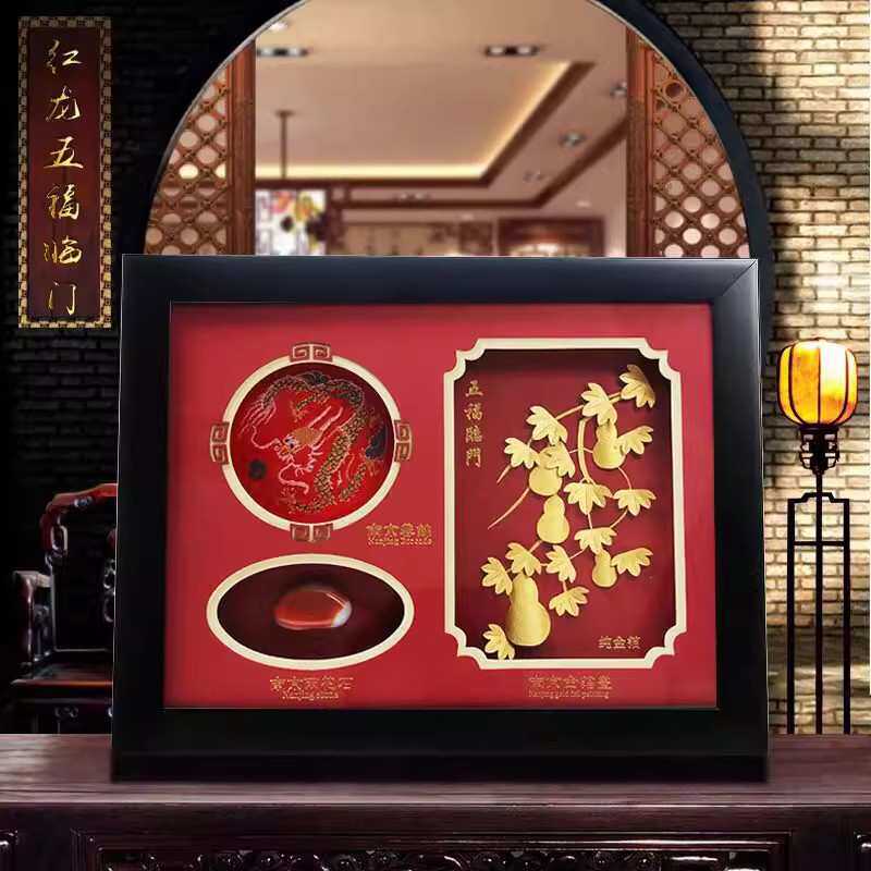 南京特产云锦雨花石金箔金陵三宝工艺品送老外礼物出国礼品
