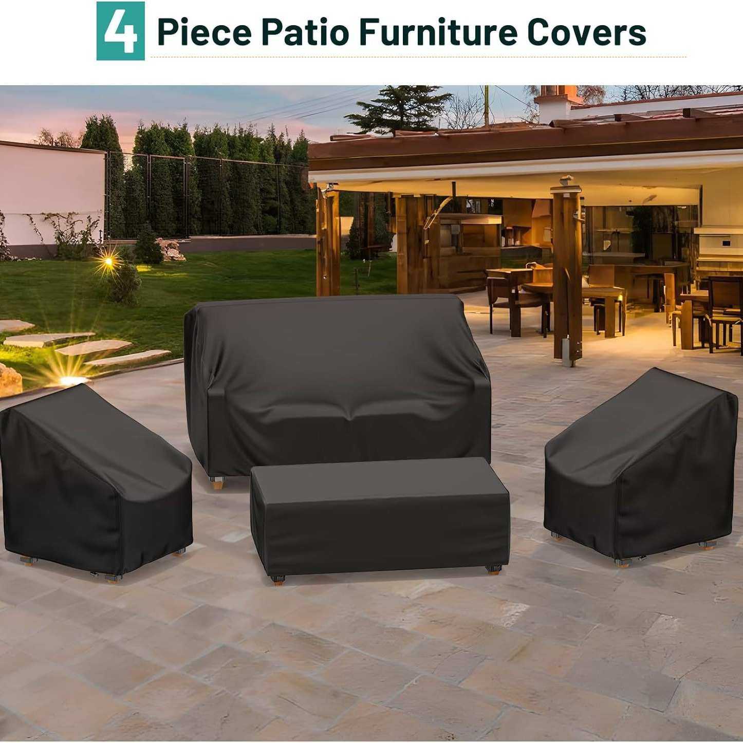 亚马逊热销户外家具罩防水桌椅罩件套沙发套,2 个椅套，咖啡桌,3C数码配件,摄像机配件,淘宝优惠券,粉丝福利购,淘宝优惠卷