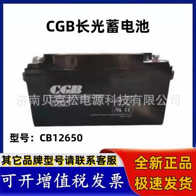 长光蓄电池CB12650 CB121000电力光伏系统12v65a100a铅酸UPS电源