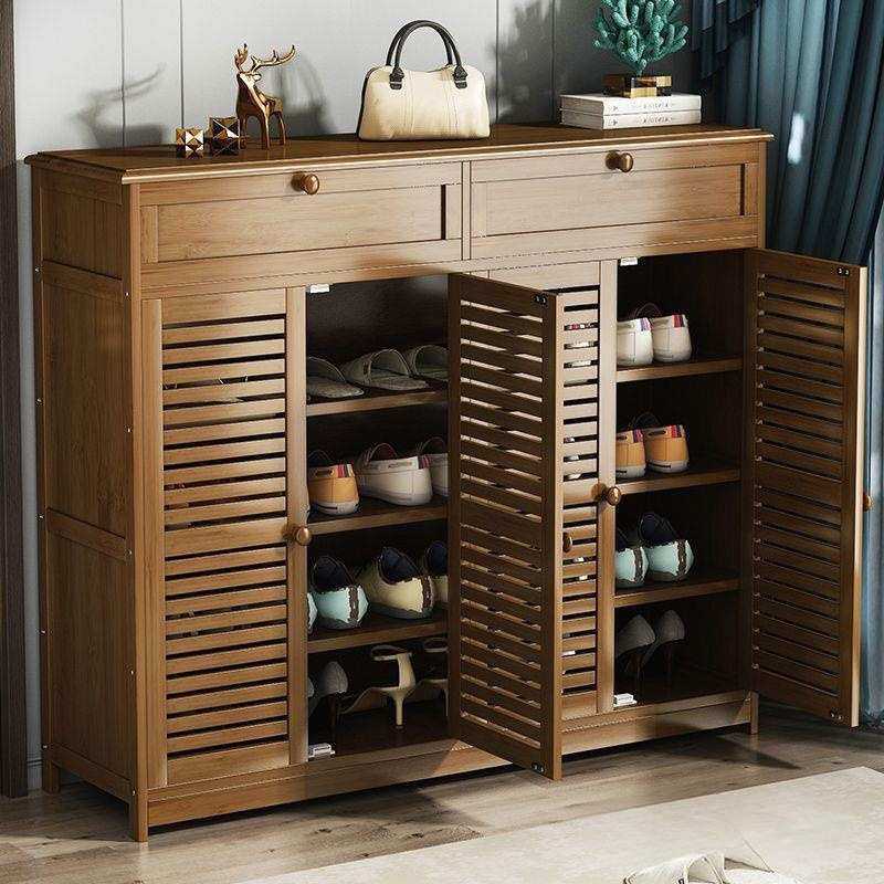 简约现代门口大容量进门玄关柜收纳鞋架多层防尘一体鞋柜带门耐用,3C数码配件,摄像机配件,淘宝优惠券,粉丝福利购,淘宝优惠卷