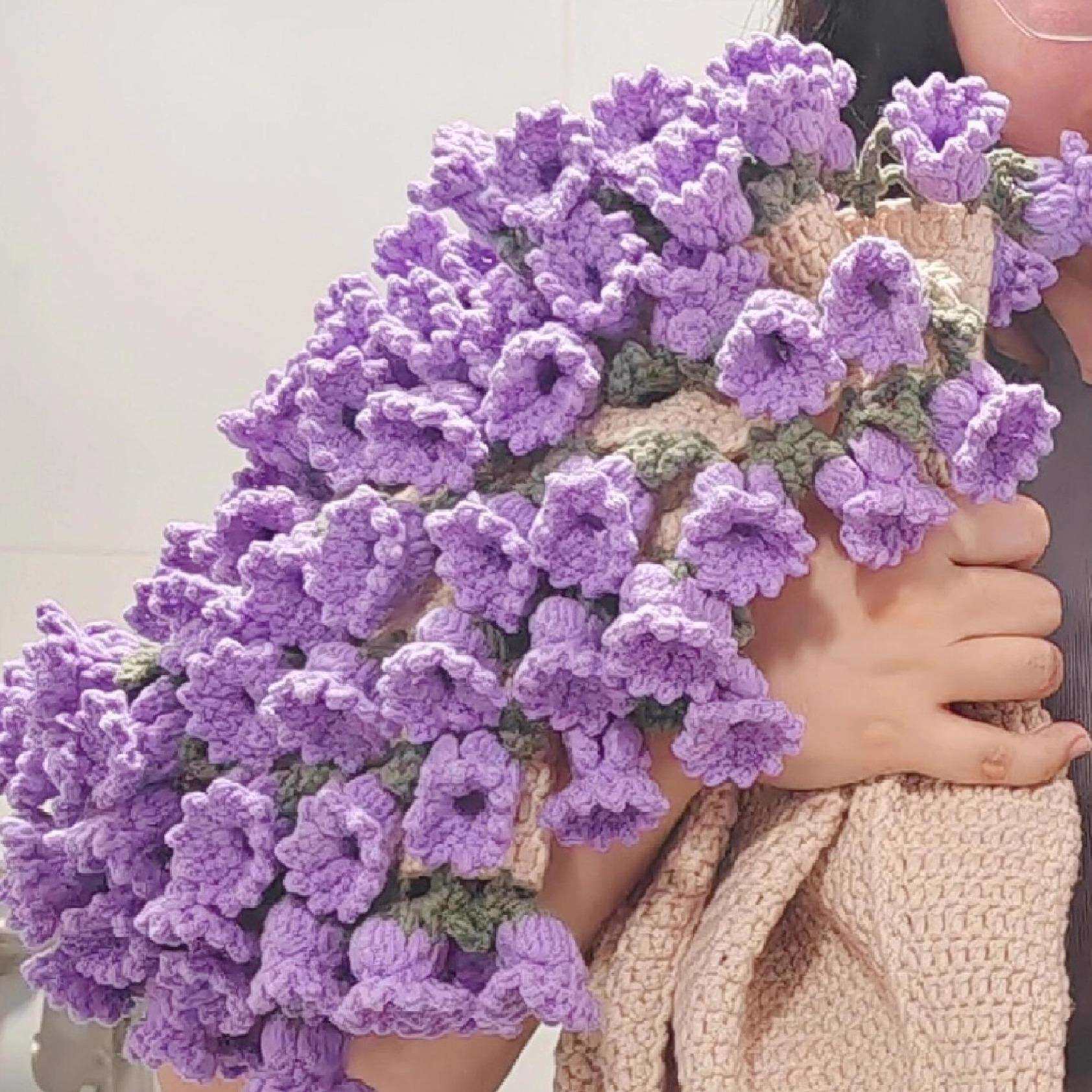 玫瑰花束毛毯编织花朵毯子成七夕情人节教师节生日礼物女生包邮