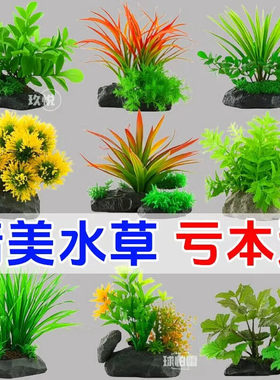 鱼缸造景太美了自动沉底安全环保