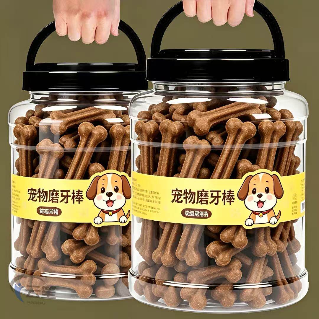 宠物磨牙棒洁齿骨零食补钙除口臭