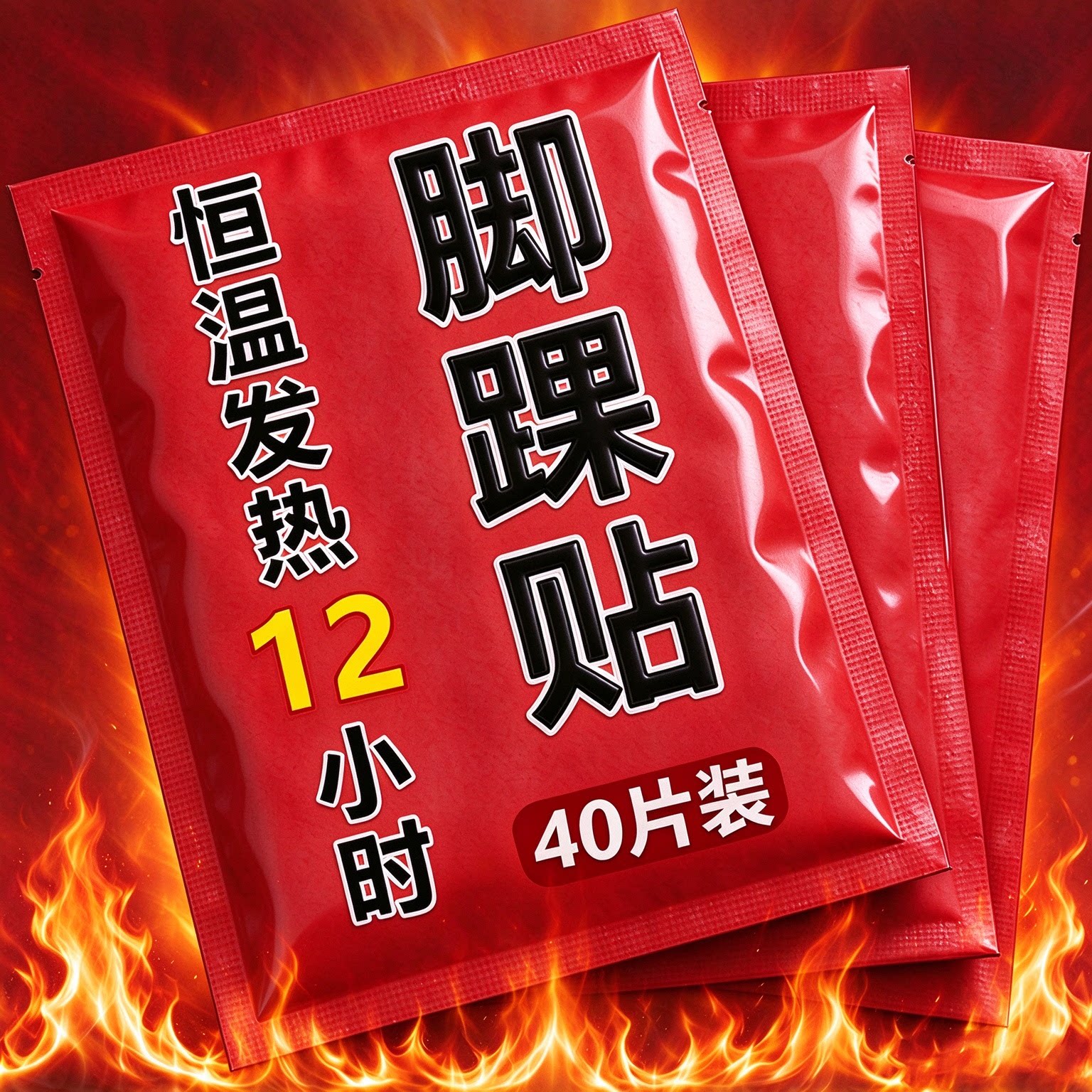 艾灸贴蒸汽热敷脚踝贴艾草暖足贴三阴脚贴脚踝保暖穴位自发热暖贴