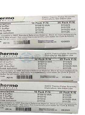 赛默飞OrionpH电极淋洗液，10袋911110用于PH电极