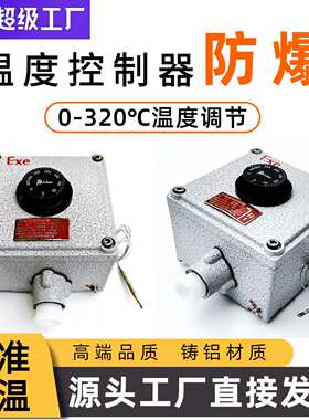 高端电伴热防爆阻燃铸铝合金旋钮式温度调节控制器BJW 220V/380V