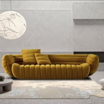 香蕉船沙发布艺沙发意式客厅沙发现代简约小户型设计师创意沙发