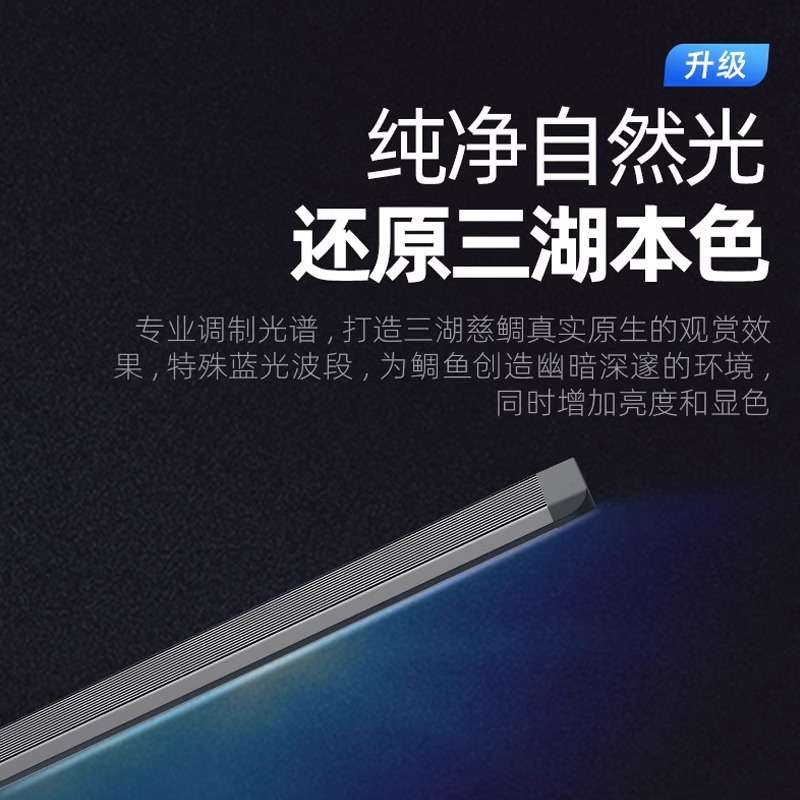 吉印海水FOT灯 三湖慈鲷鱼灯 发色灯蓝色增艳专业防水灯led灯