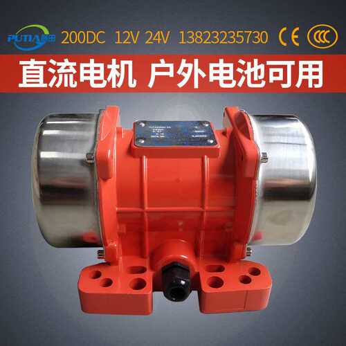 MVE200DC普田直流有刷12V24V160W振动电机筑炉机震动马达