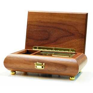 30音sankyo机芯胡桃木八音盒木质首饰盒摆件创意礼品生日礼物
