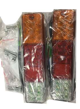 LED三色后尾灯 叉车尾灯 薄型LED灯 12-80V尾灯 12VLED三色尾灯