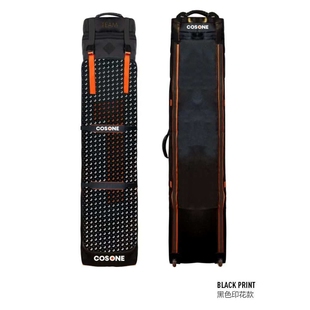 新款拖轮震滑雪板包单双版滑雪板背包可伸缩滑雪板包