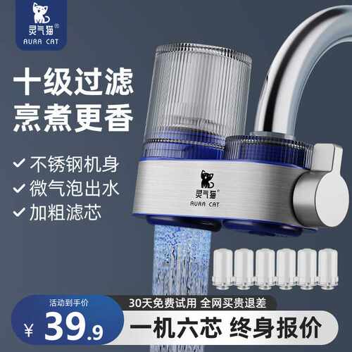 德国德克西净水器水龙头过滤器家用直饮自来水前置超滤厨房净水机