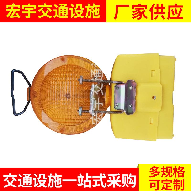 厂家供应施工六角警示灯不含电池闪烁灯爆频闪光信号灯交通路障灯