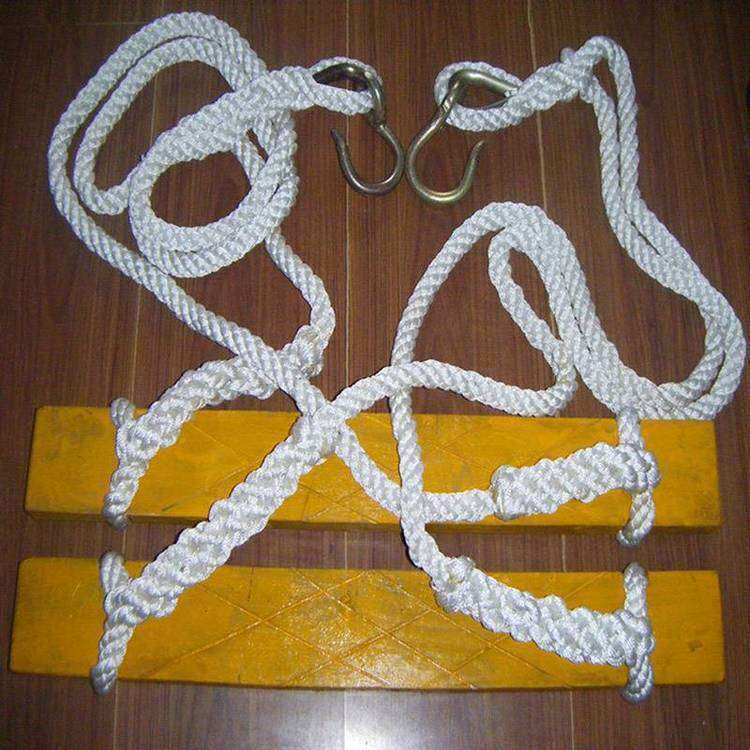 棕绳单保险登高板电工踏板电力登杆踩板爬杆脚踏板脚扣厂家