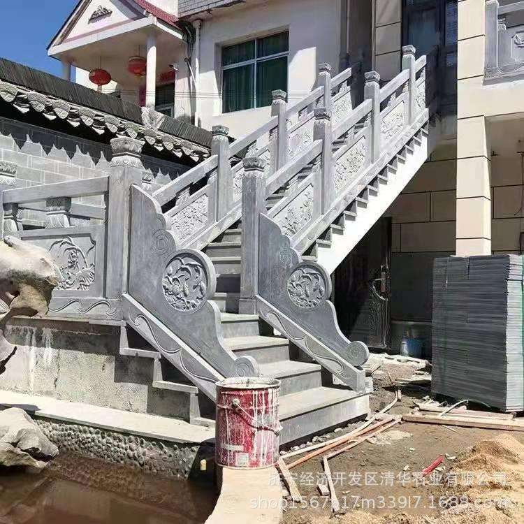 石栏杆石护栏阳台石栏杆景区护栏学校升旗台围栏景区水桥栏杆图片