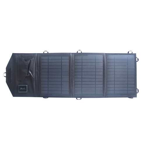 21W5V 单晶太阳能板户外便携折叠手机笔记本充电工厂现货