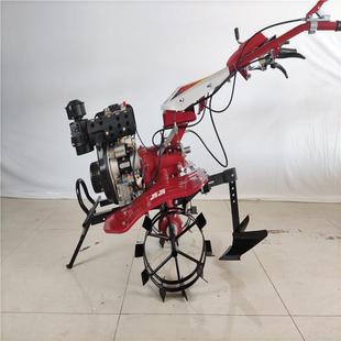 家用小型微耕机果园大棚翻地开沟机手扶农用旋耕机林业开荒除草机