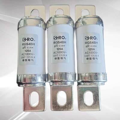申熔 圆管螺栓熔断器RGS4BH 1000V 100A/125A/160A/200A/250A