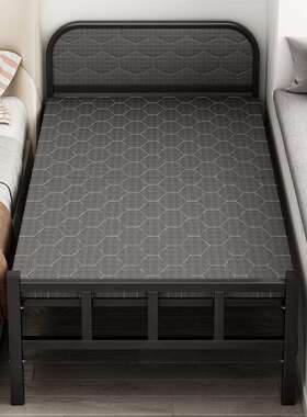 折叠床单人床1米2家用简易床成人出租房用1米5宿舍铁床行军双人床