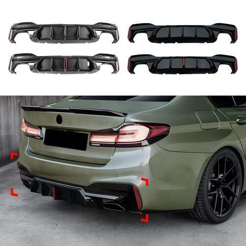 适用宝马5系G30 G31 M Sport 2018-2023 M5款尾唇后唇扰流板改装