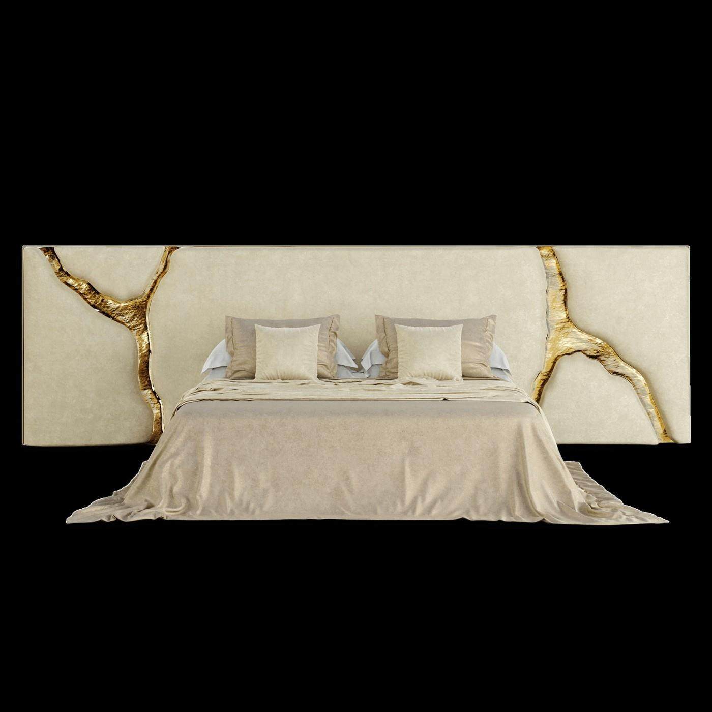 轻奢意式宽屏乳白色大床豪华高级别墅主卧婚床现代简约设计师软包,住宅家具,皮艺床,淘宝优惠券,粉丝福利购,淘宝优惠卷