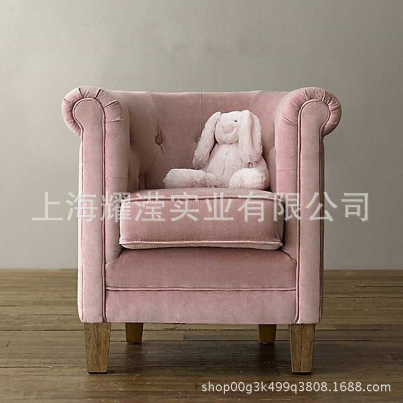 简约现代儿童软包沙发定制家具客厅儿童房小沙发绒布公主女孩沙发,模玩/动漫/周边/娃圈三坑/桌游,模型制作工具/辅料耗材,淘宝优惠券,粉丝福利购,淘宝优惠卷