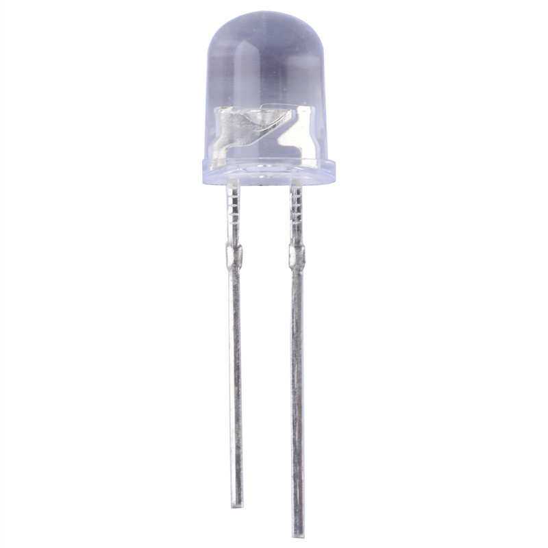 蓝光led灯珠f5蓝灯聚光高亮直插LED灯珠长 短脚5mm发光二