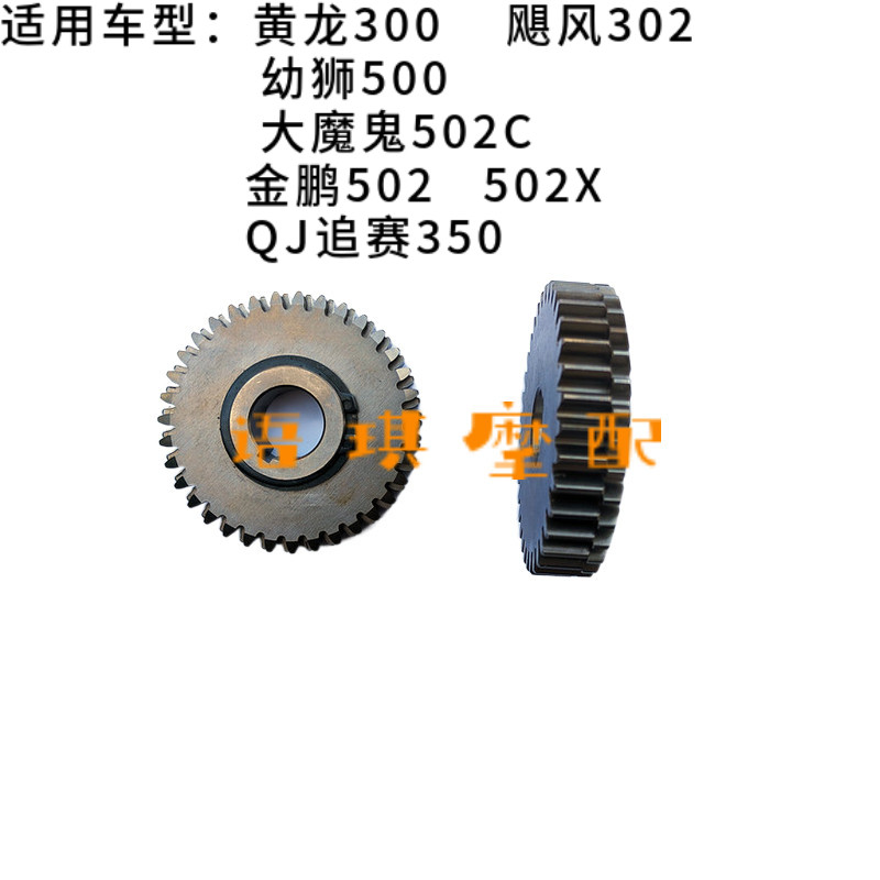 适用黄龙300飓风302幼狮500金鹏502追350赛400逸550骁500哨音错齿