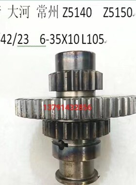 Z2125 Z5140A 5150常州 大河机床配件单联Z23齿双联齿Z18/42齿轮