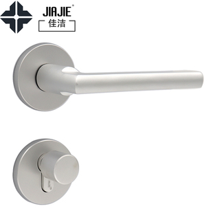 佳洁JIAJIE 太空铝门锁房门锁简约木门锁分体锁7255锁体室内门锁