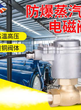 高温蒸汽电磁阀2L铜电磁控制阀US电子高压阀水用管道开关220v 24v