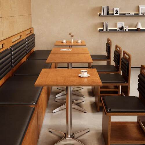 海洋板桌子咖啡店桌椅商用韩式料理店简餐咖啡厅奶茶店糖水店椅子