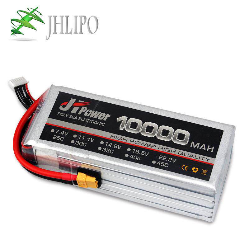 JH航模遥控飞机锂电池高倍率大容量10000mAh2S25C植保机电池专用