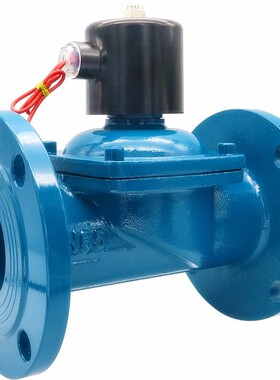 铸钢法兰电磁阀 水用电磁阀 常闭式蒸汽电磁阀DN50 DN65 DN80 100