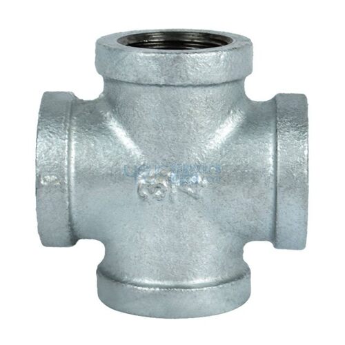 镀锌内丝四通/丝扣四通/内螺纹四通/水暖配件/水管四通DN15 DN25